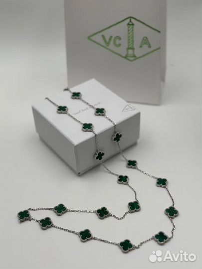 Серьги Van Cleef премиум качества