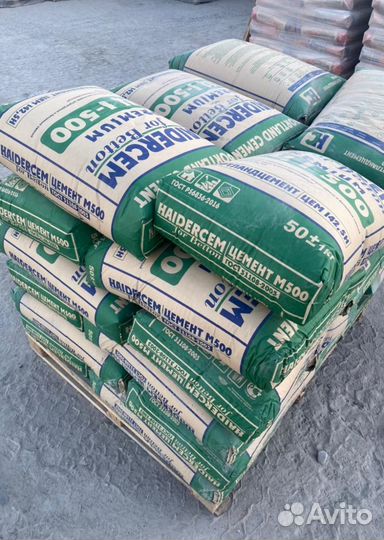 Портландцемент haidercem Premium M 500 Д0/мешок 50