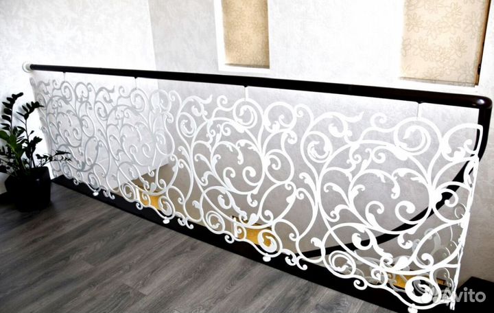 Каркас лестницы из металла