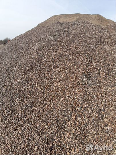 Гравий речной