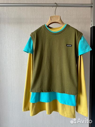 Майка топ лонг miu miu