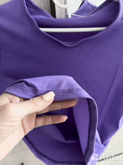 Футболка, топ, спорт, фиолетовая