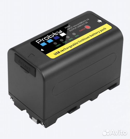 Новинка - Аккумулятор NP-F750 на 6800 мАч для Sony