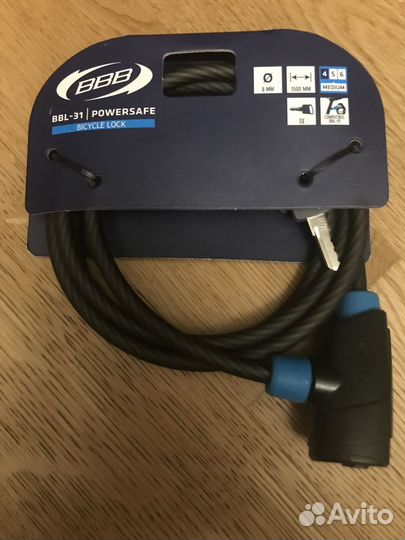 Велосипедный замок BBB Powersafe BBL-31, новый