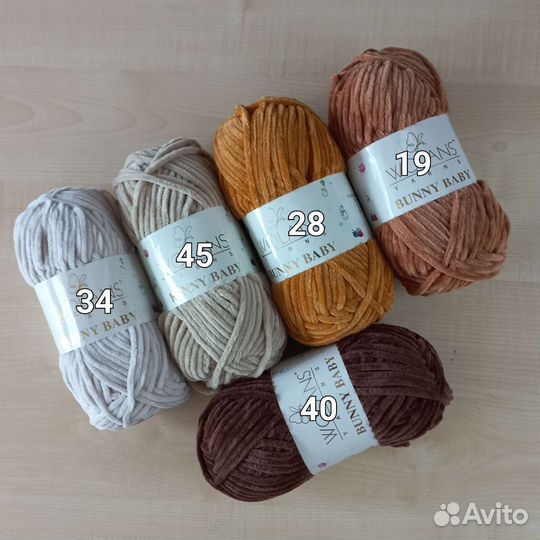 Пряжа Wolans Bunny Baby