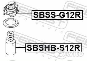 Пыльник с отбойником задний subaru legacy B14 2