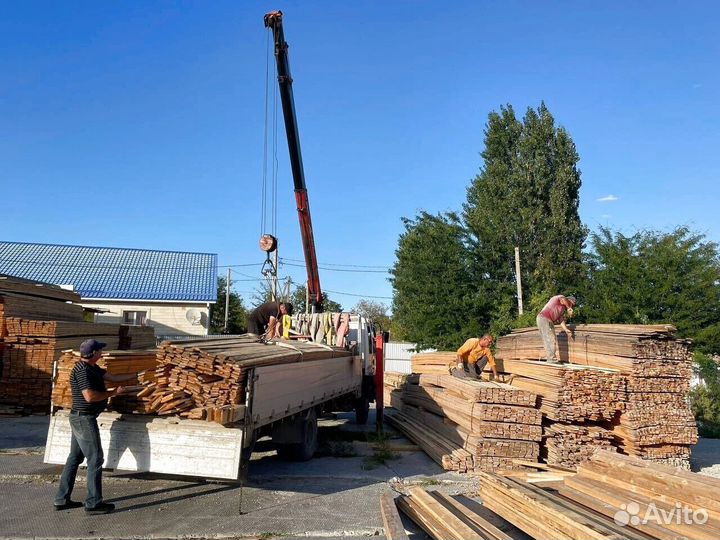 Доска обрезная 50х200х6000