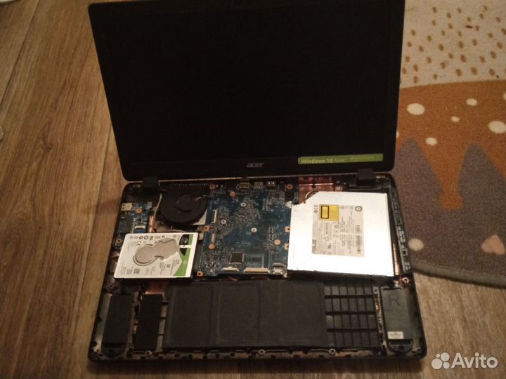Ноутбук acer на запчасти