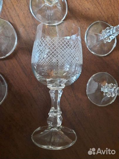 Фужеры/бокалы хрустальные ссср, новые
