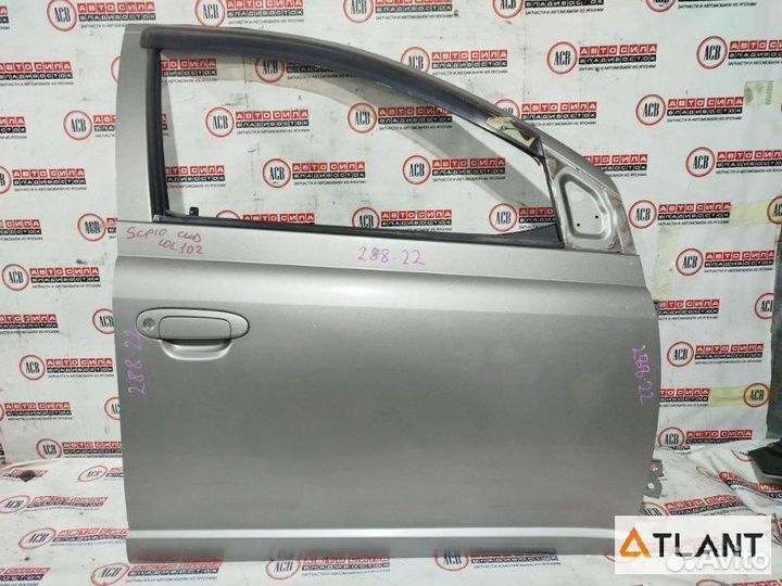 Дверь передний правый toyota vitz