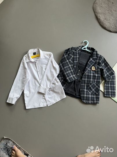 Школьный костюм для мальчика 128