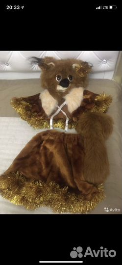 Новогодний костюм белочки