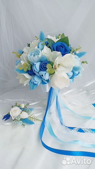 Свадебный авторский букет 