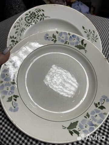 Антикварные тарелки нкмп имени М.И. Калинина