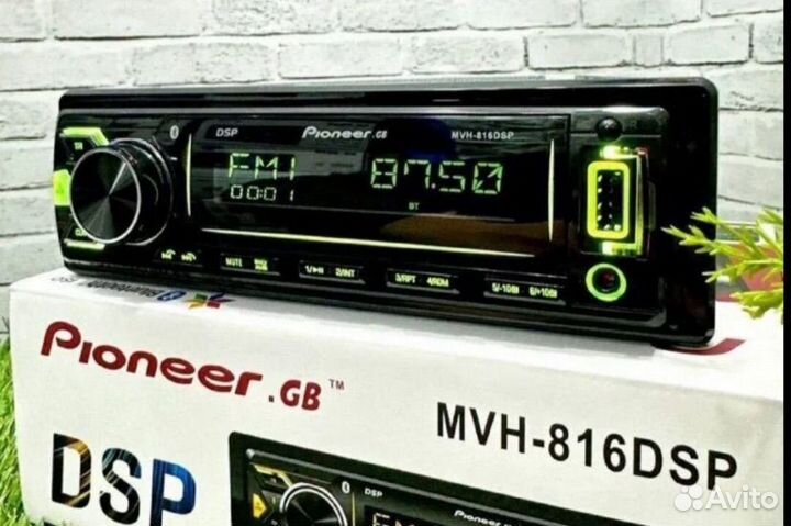 Магнитола процессорная 1Din pioneer 816 dsp