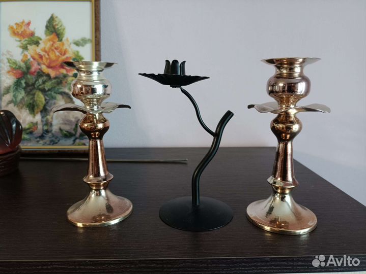 Подсвечники 3 шт