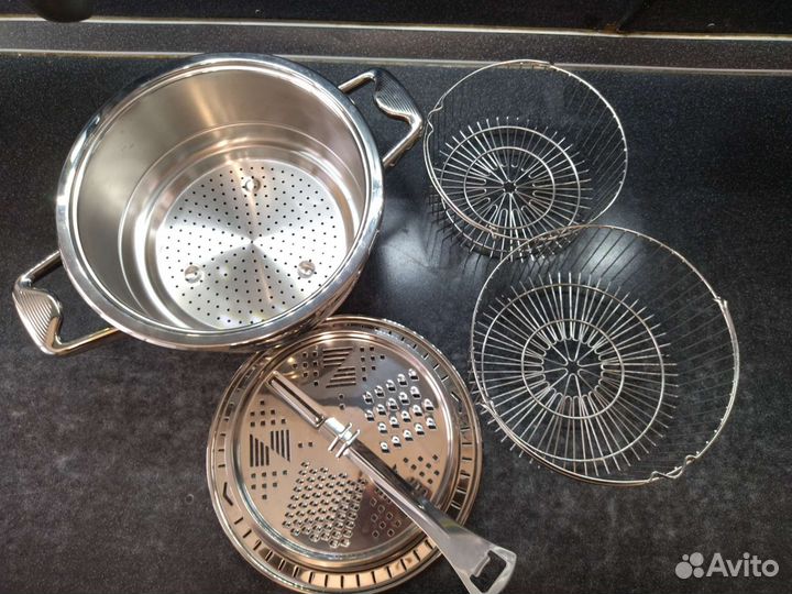 Zepter пароварка, терка, корзинки, ручки, миски