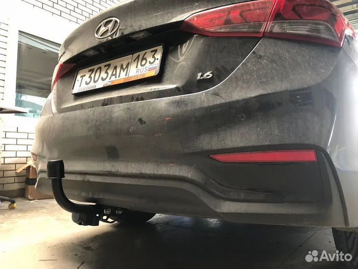 Фаркоп Hyundai Solaris 2 Kia Rio 4 с 2017 г/в