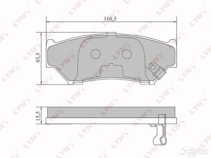 Колодки тормозные перед suzuki vitara/grand vitara