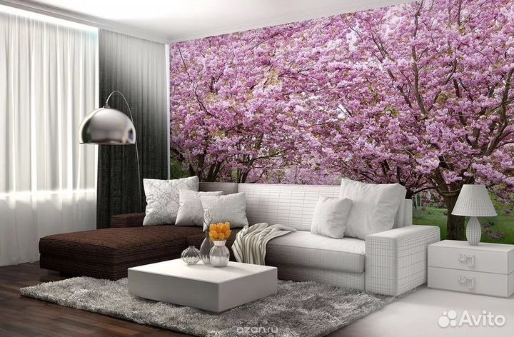 Поклейка обоев