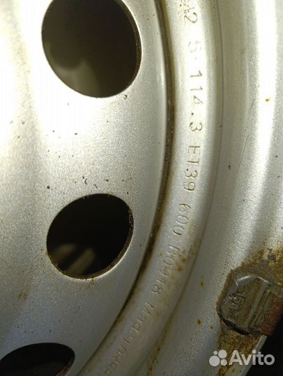 Штампованные диски r17 5x114,3