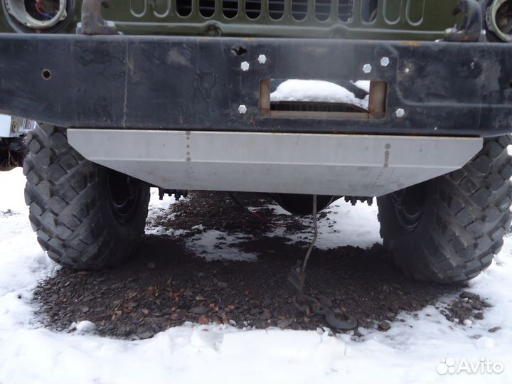 Защита лебёдки на бампер газ 66