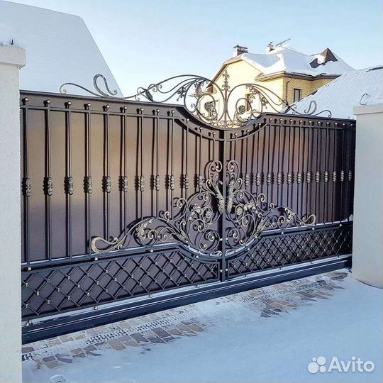 Комплектующие для откатных Ворот. Ворота в гараж