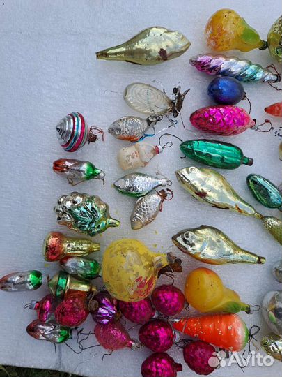 Ёлочные игрушки СССР 60 тх и 70 тх годов