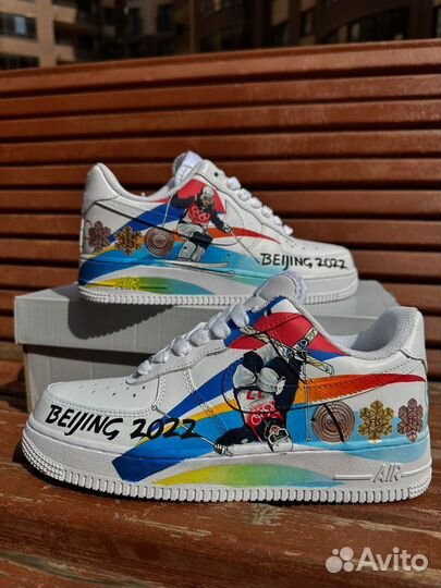 Кастомные кроссовки nike air force 1 adidas от2500