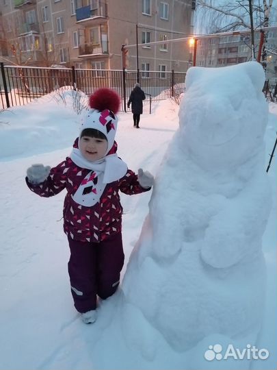 Зимний костюм на девочку 116