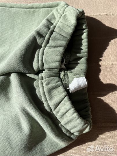 Детские брюки-джоггеры унисекс оливковые