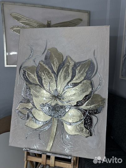 Картина Пион, панно