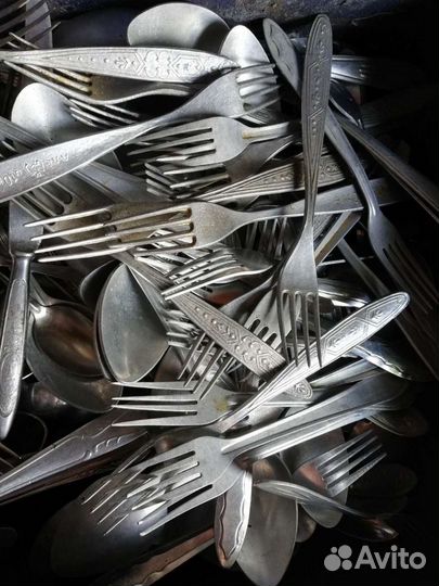 Ложки, вилки и ножи СССР