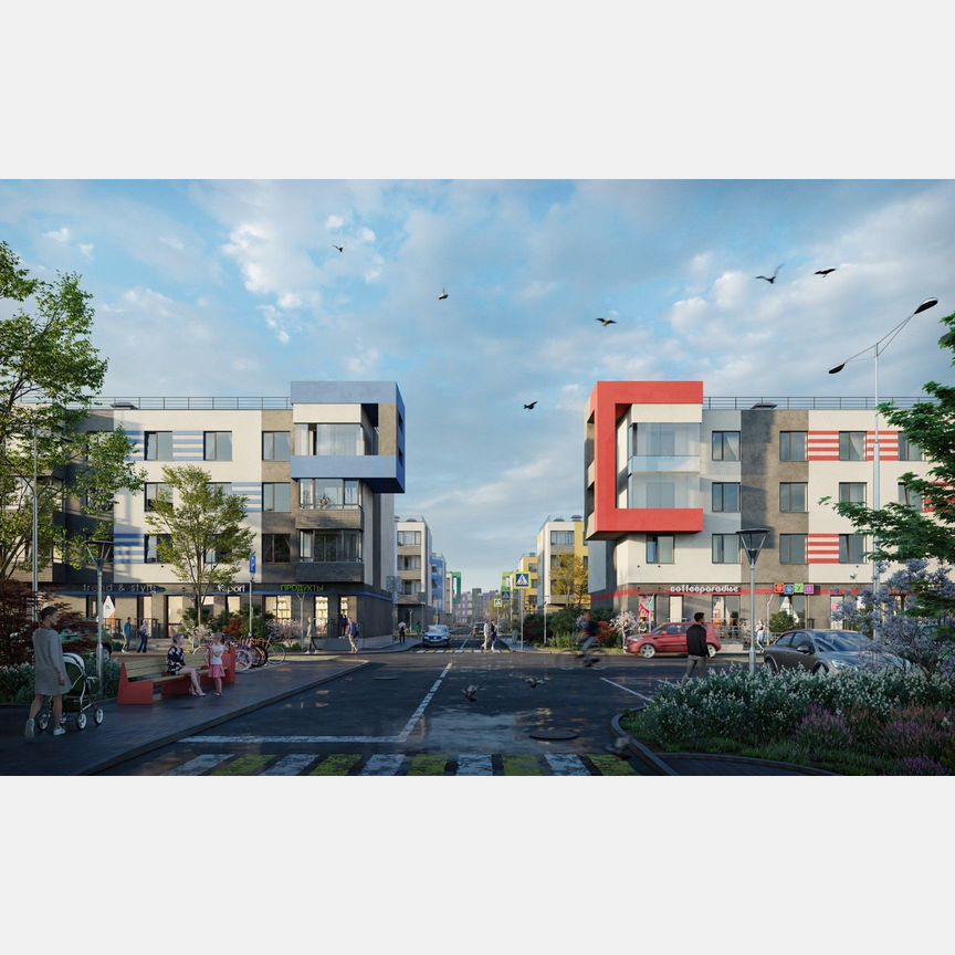 1-к. квартира, 51,6 м², 2/4 эт.