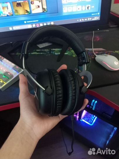 Игровые наушники hyperx cloudX