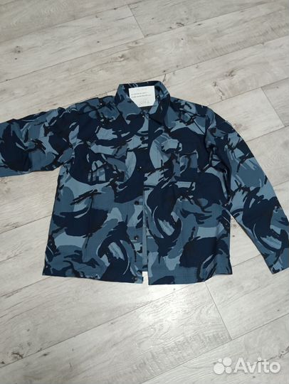 Камуфляжный костюм синий летний хлопок