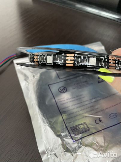 Лента светодиодная на батарейках с пультом