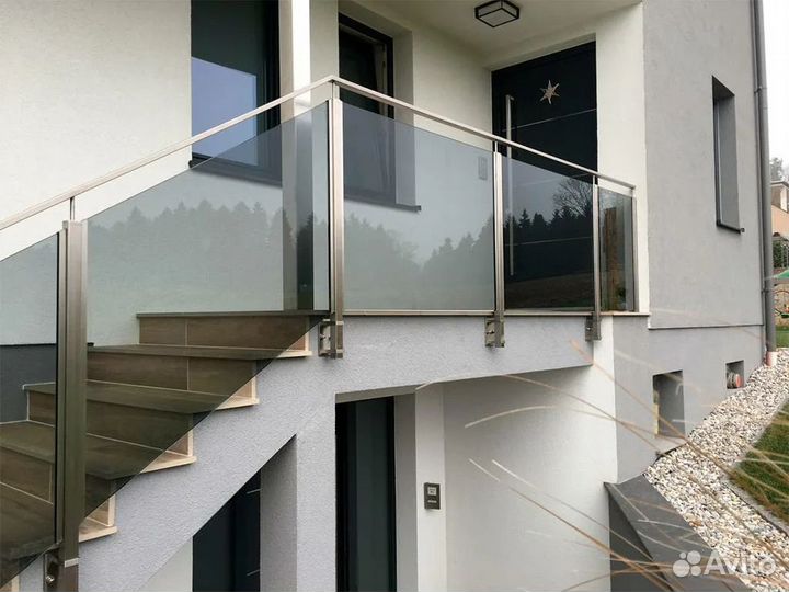 Перила из стекла