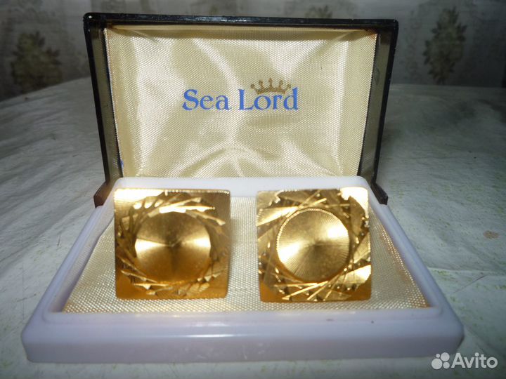 Запонки SEA lord, запонки - 3 вида СССР