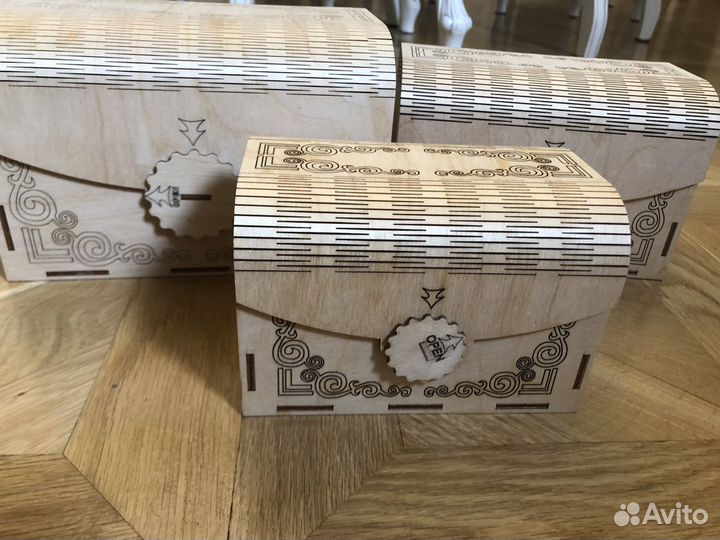 Сундук для хранения / упаковки. деревянный