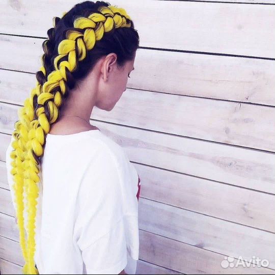 Плетение кос с канекалоном