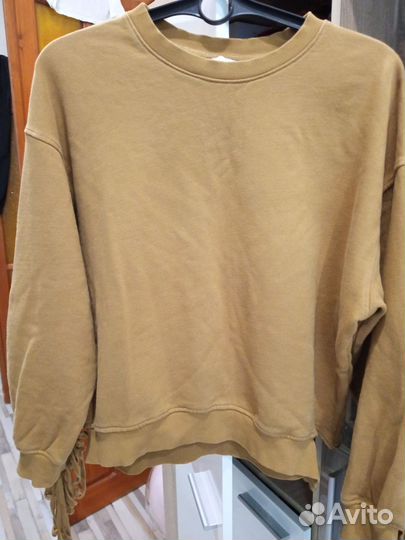 Свитшоты lime с бахромой