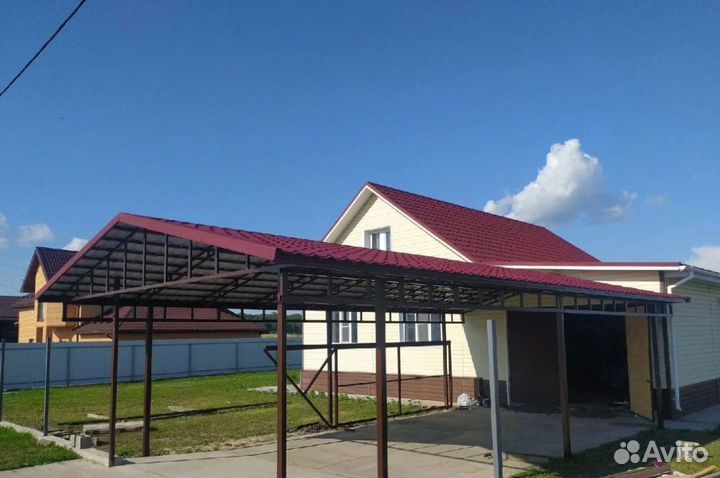 Установка Монтаж Навесов Под Ключ Любой Сложности