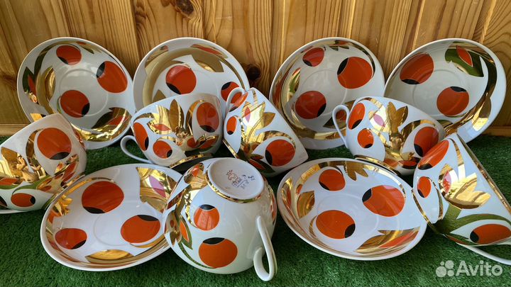 Сервиз Чайные пары Вербилки Райское яблоко