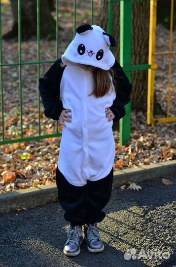Пижама кигуруми панда 120 см, L