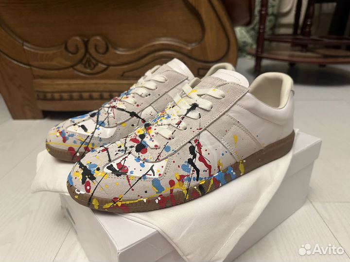 Кроссовки Maison Margiela Replica Paint Splatter