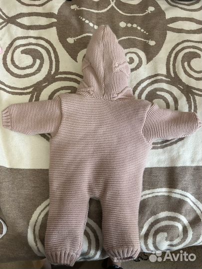 Детский теплый комбинезон 62