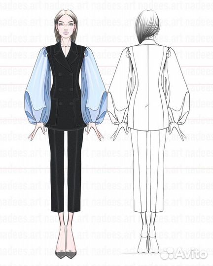 Иллюстратор, одежда, еда, эскизы, визуал, fashion