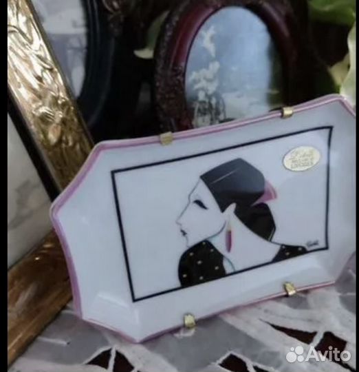 Фарфоровая миниатюра. Лимож. Франция. Редкость