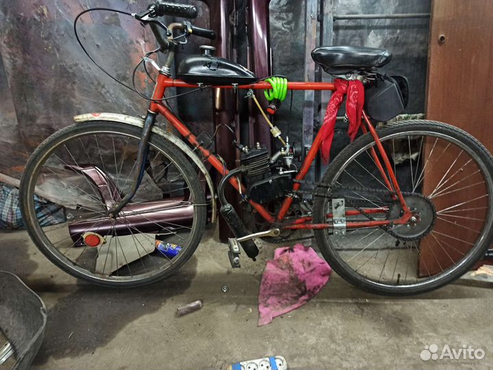 Продам велосипед с двигателем